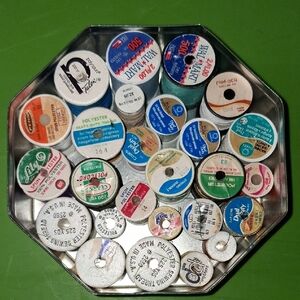Tin Of Vintage Thread